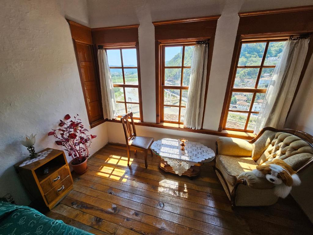 Guest House Panorama的休息区