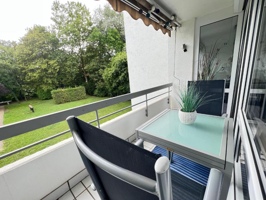 Balkón nebo terasa v ubytování Steinach Apartment