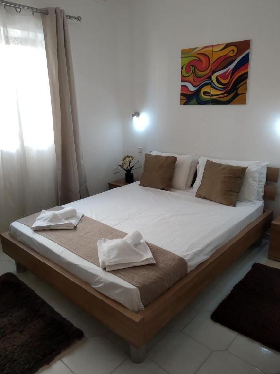 Postel nebo postele na pokoji v ubytování Villa Naxxar Malta