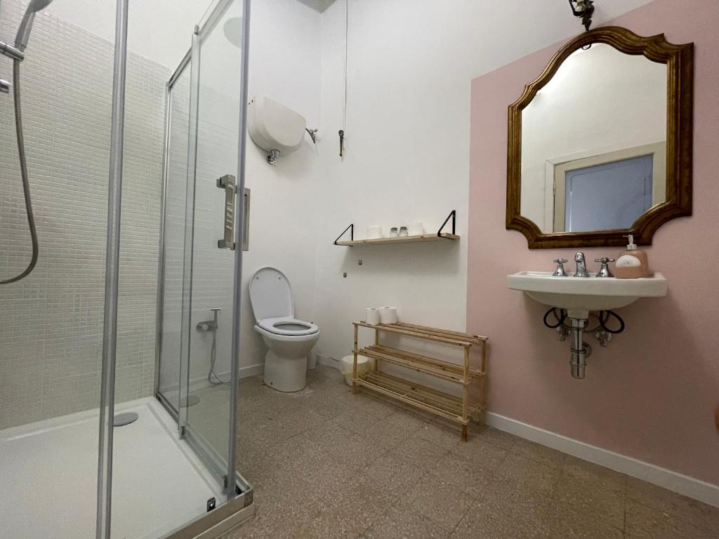 Koupelna v ubytování Appartamento in Piazza Spolethome