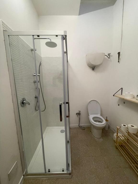 Koupelna v ubytování Appartamento in Piazza Spolethome