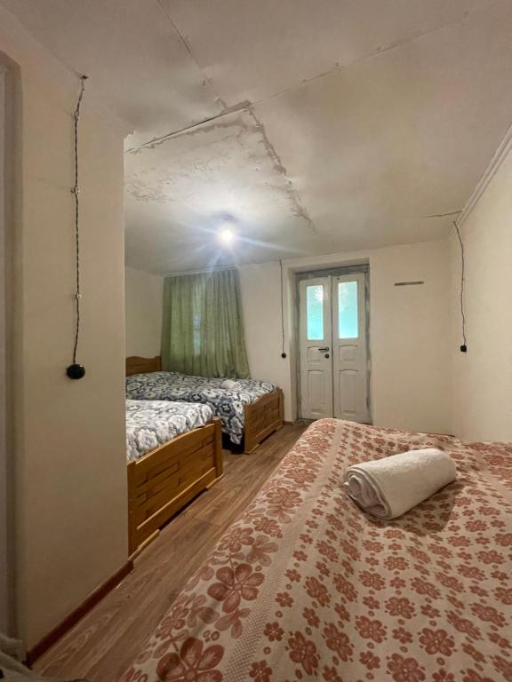 Postel nebo postele na pokoji v ubytování lileo