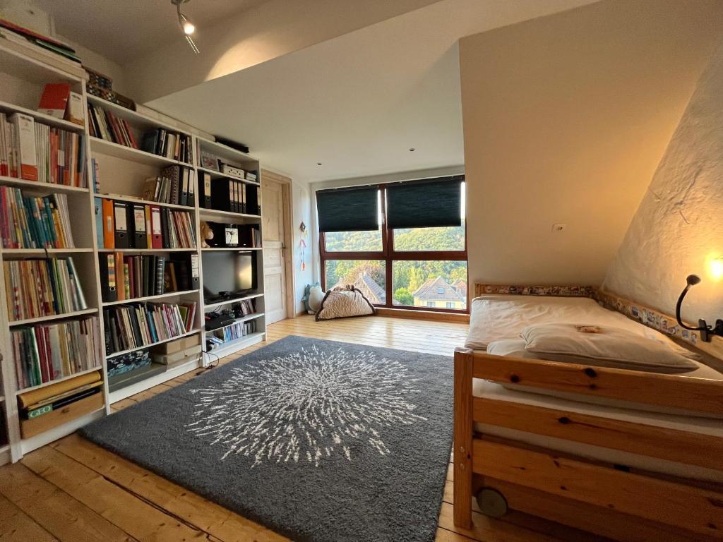 Ein Bett oder Betten in einem Zimmer der Unterkunft Ferienhaus Brinker Bleibe