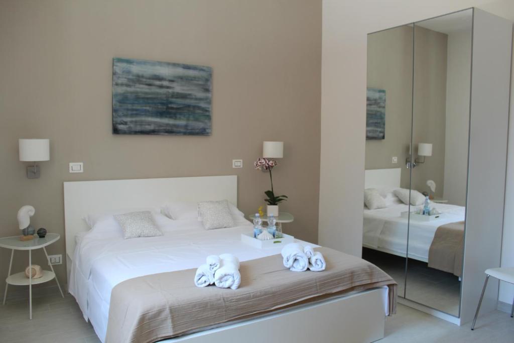 Postel nebo postele na pokoji v ubytování B&B Volga Twentyone