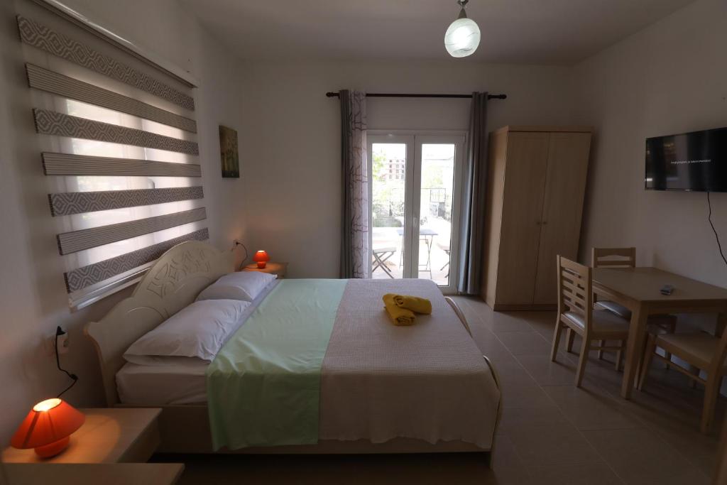 Postel nebo postele na pokoji v ubytování Turka Lake House