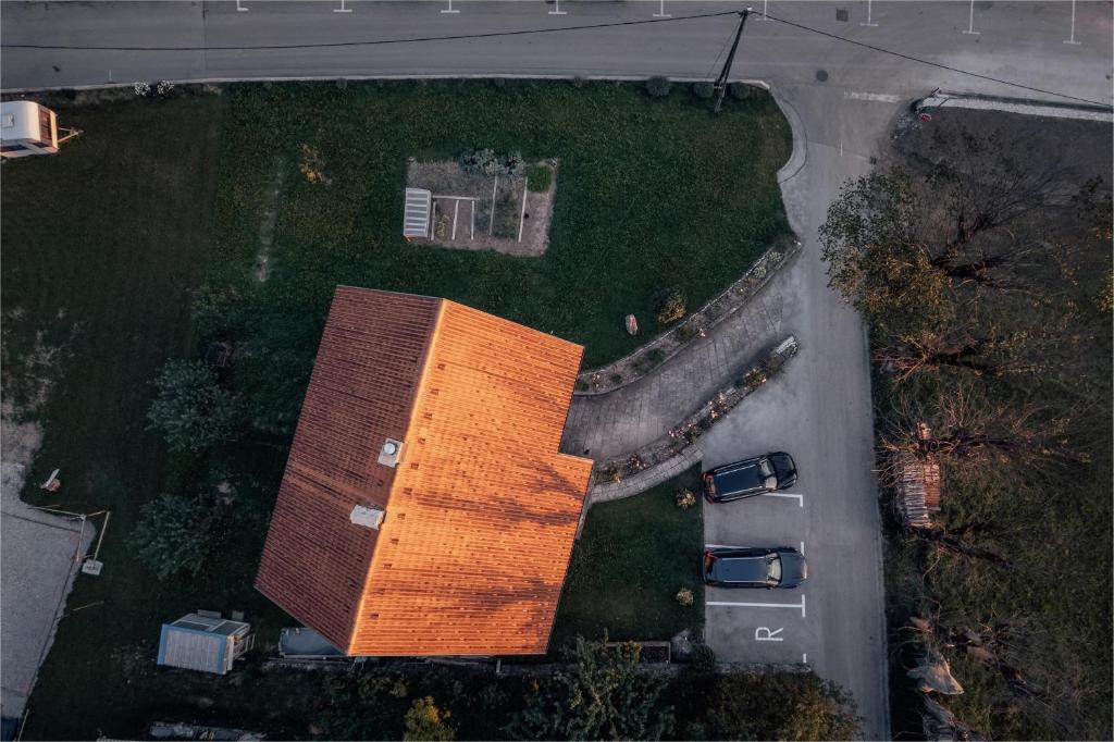 Letecký snímek ubytování Apartma na hribu