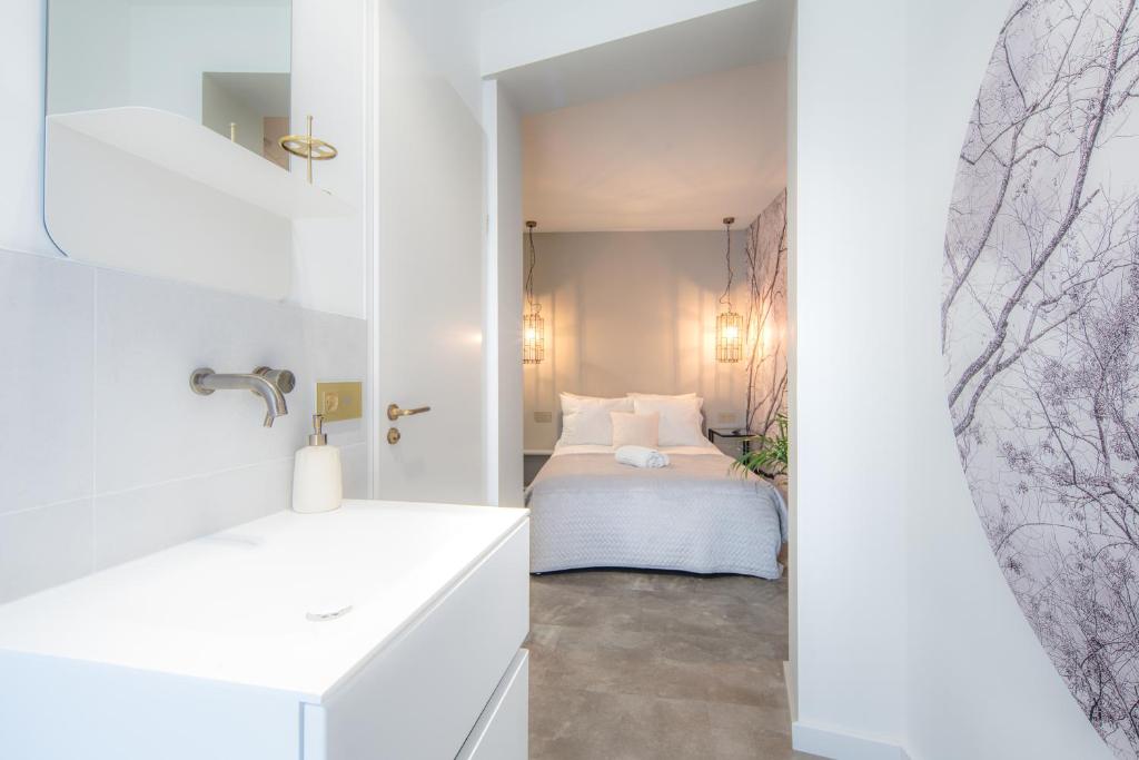 Voodi või voodid majutusasutuse Newly build Art Utopia appartment 10min from Rotterdam Central City app1 toas