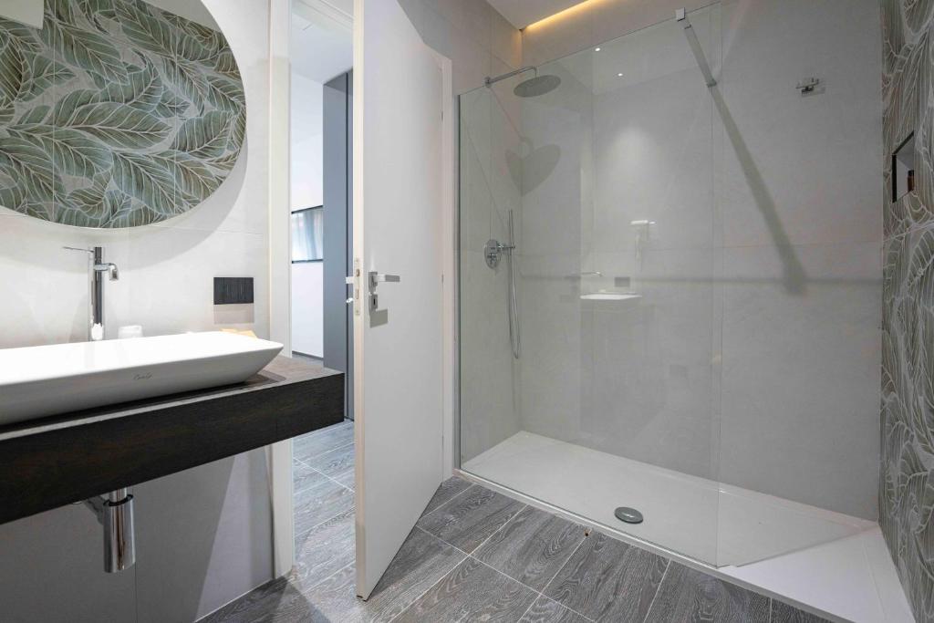 Koupelna v ubytování ML luxury room