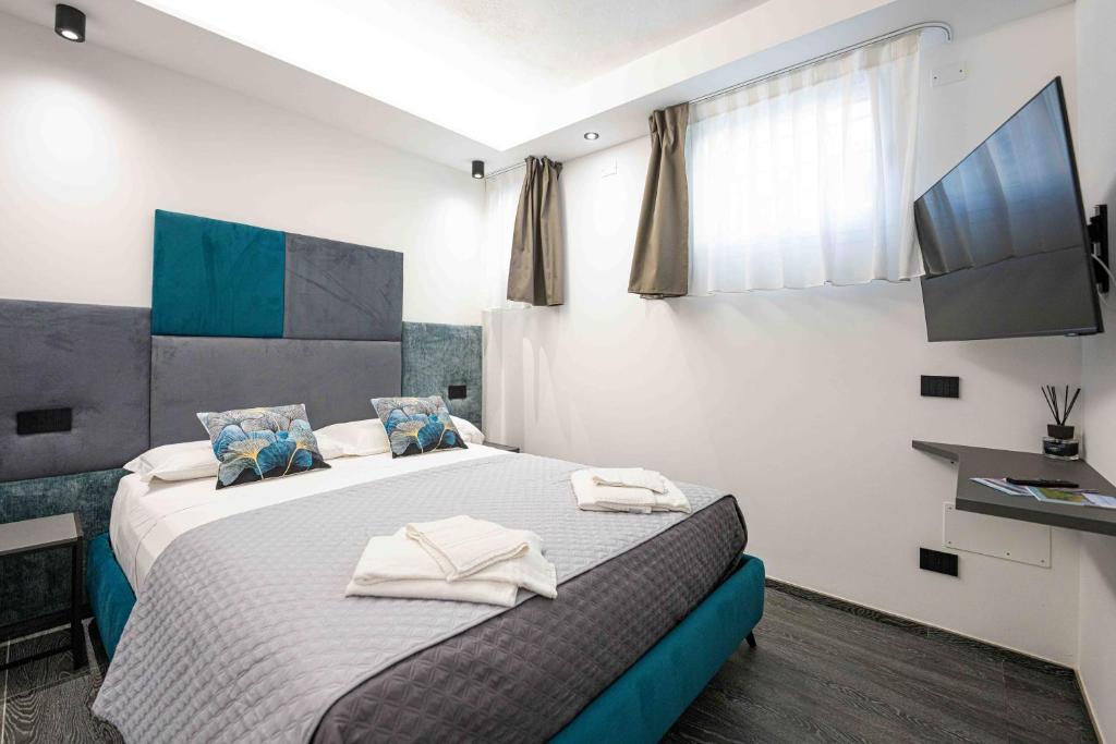 Postel nebo postele na pokoji v ubytování ML luxury room