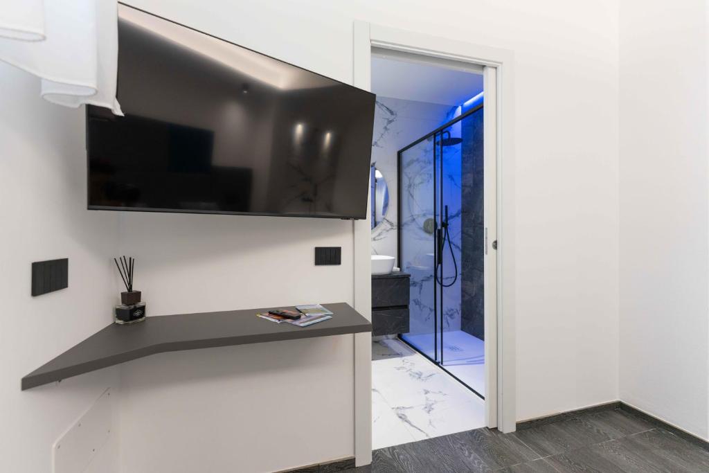 TV a/nebo společenská místnost v ubytování ML luxury room