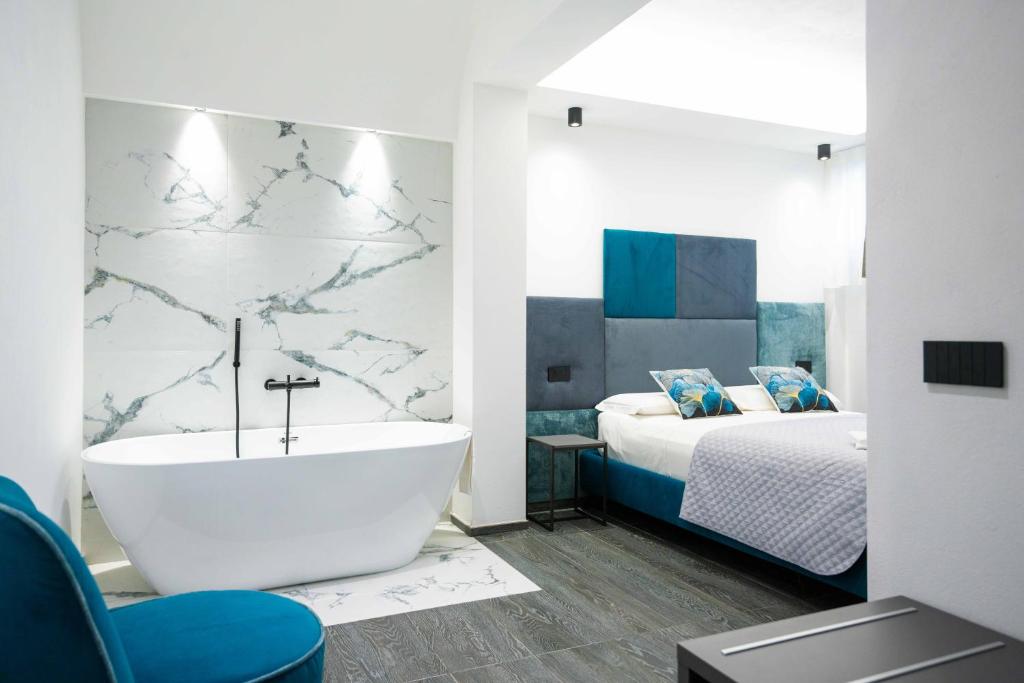 Postel nebo postele na pokoji v ubytování ML luxury room