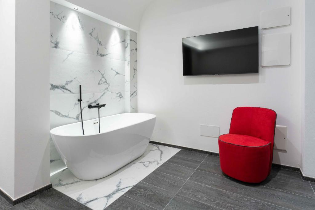 Koupelna v ubytování ML luxury room