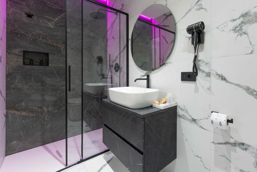 Koupelna v ubytování ML luxury room
