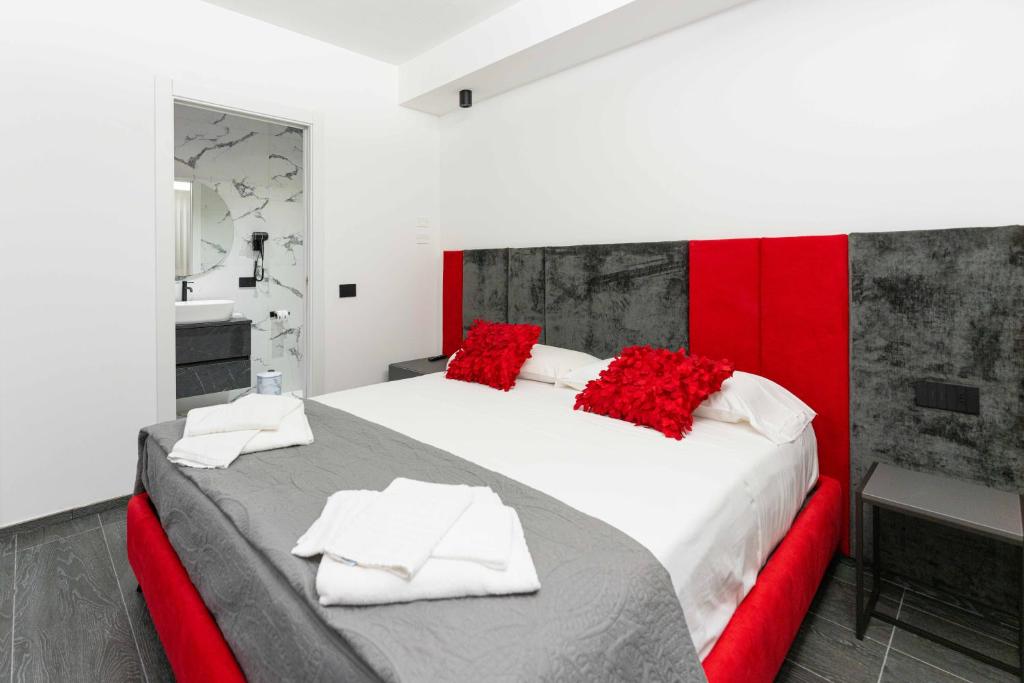 Postel nebo postele na pokoji v ubytování ML luxury room