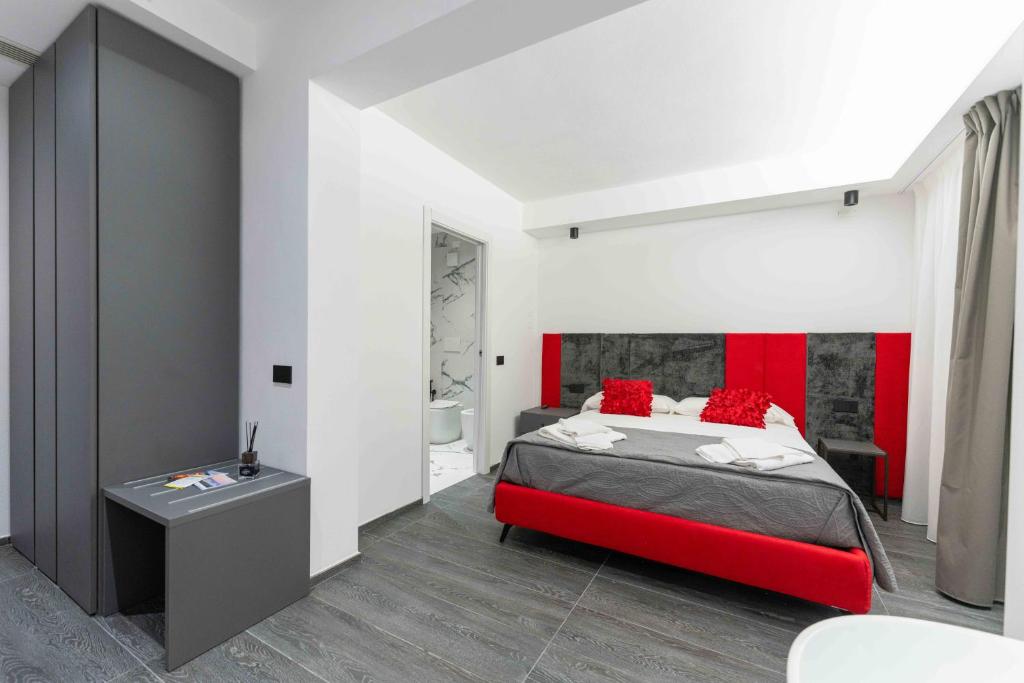 Postel nebo postele na pokoji v ubytování ML luxury room