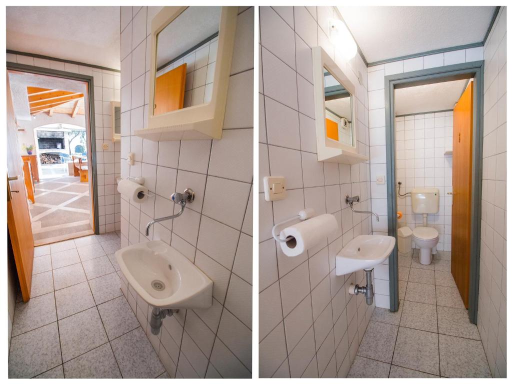 Koupelna v ubytování Bol Residence