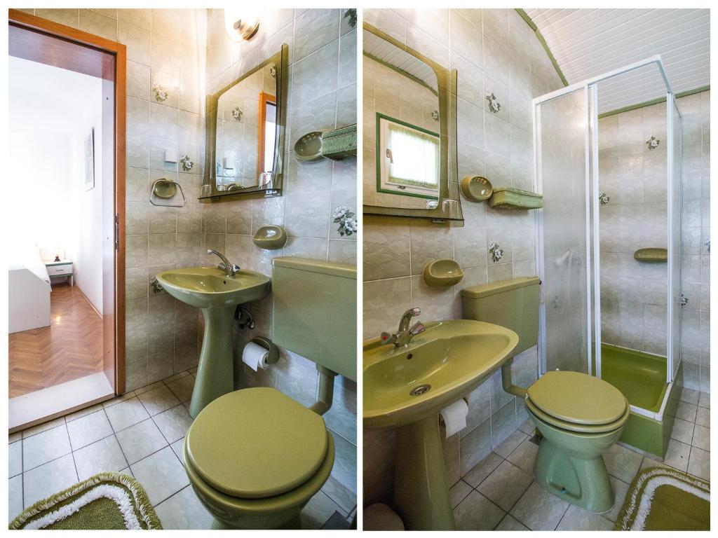 Koupelna v ubytování Bol Residence