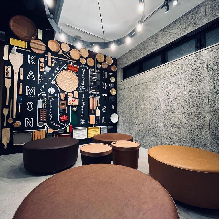 Posezení v ubytování Kamon Hotel Namba