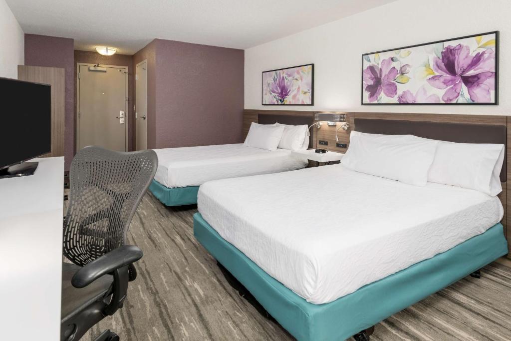 Hilton Garden Inn Lafayette/Cajundome - Queen Room Met Twee Queensize Bedden