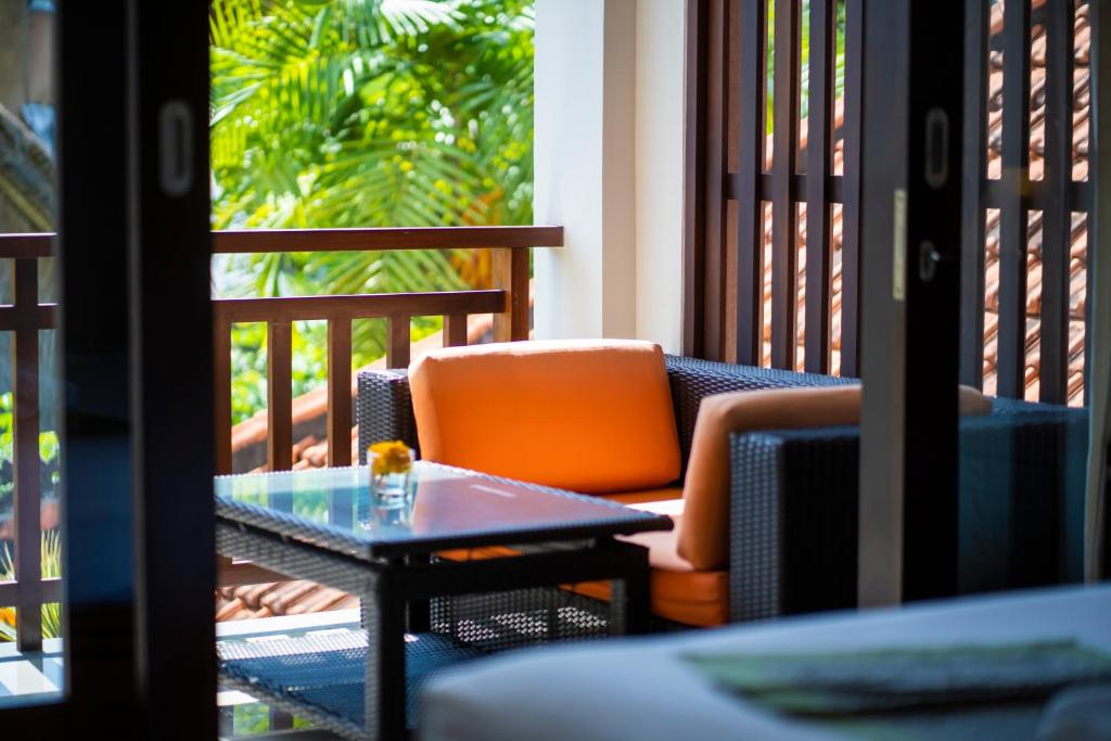 Posezení v ubytování Lili Cottage Ubud
