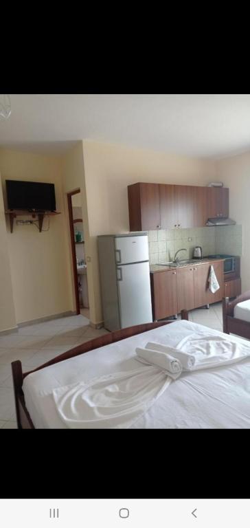 Kuchyň nebo kuchyňský kout v ubytování L&G Hotel