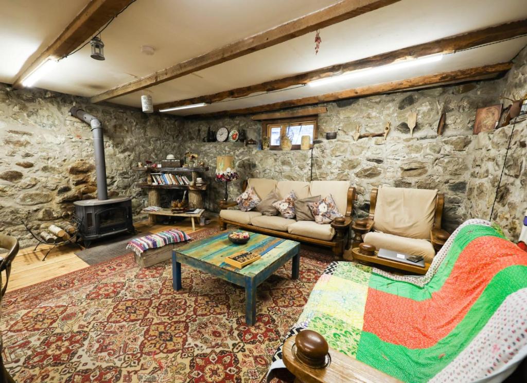 Гостиная зона в Villa Mestia Hotel