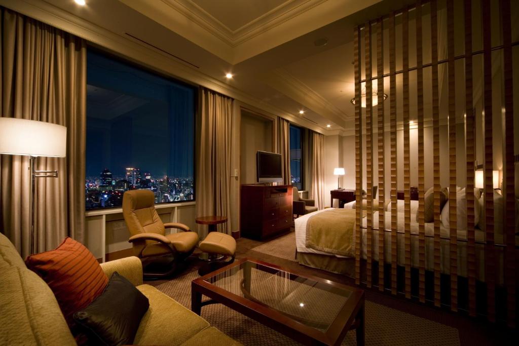 Posezení v ubytování Imperial Hotel Osaka