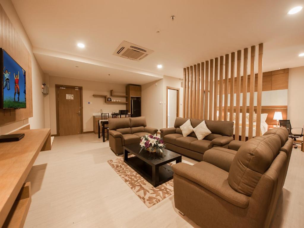 Гостиная зона в Garden Sentral Hotel