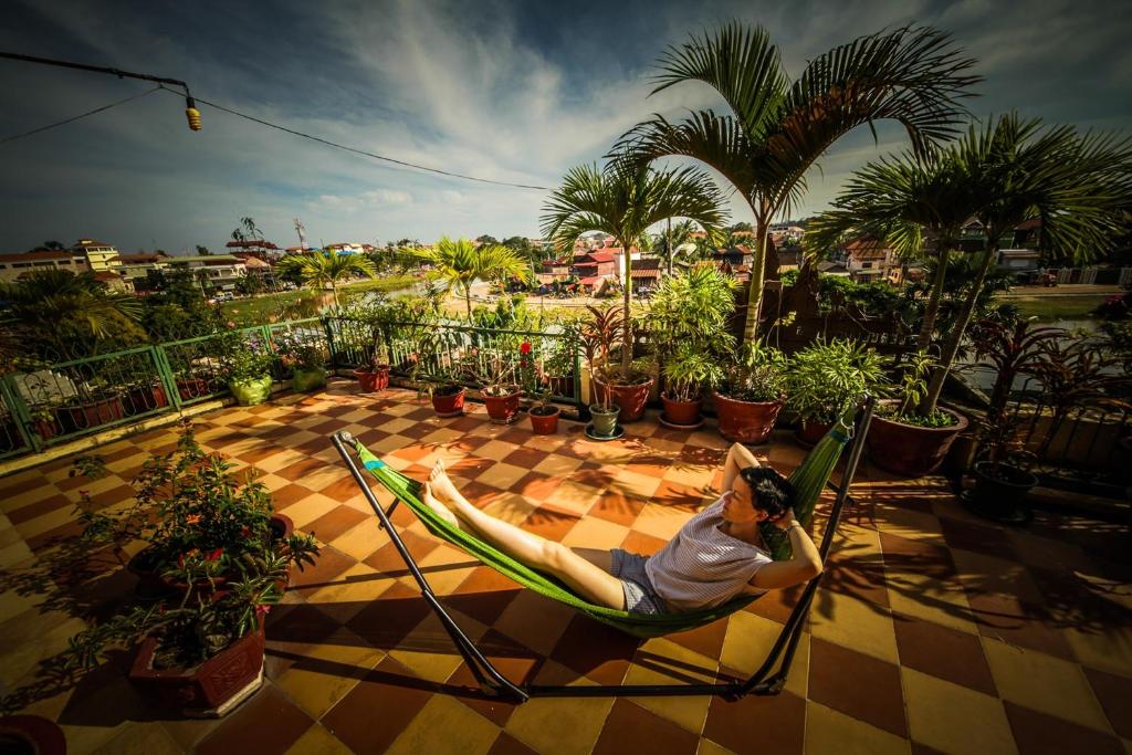 Zahrada ubytování Siem Reap Riverside Hotel