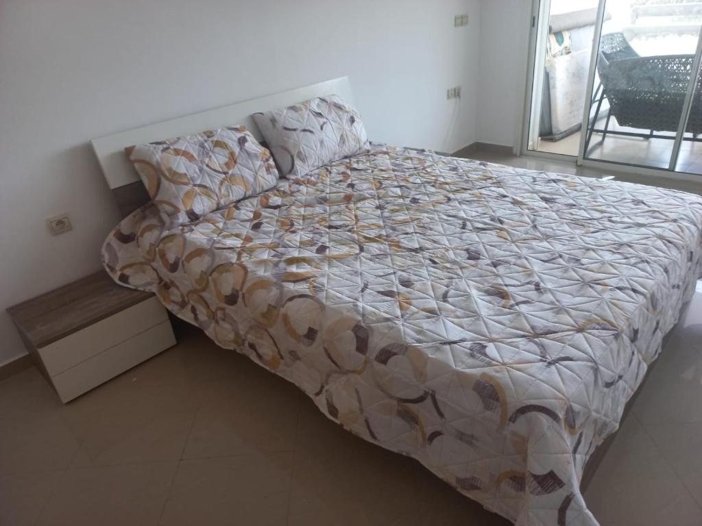 Postel nebo postele na pokoji v ubytování Appartment avec Belle Vue sur Golf