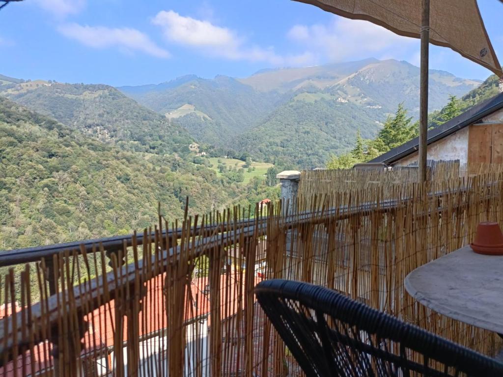 Nespecifikovaný výhled na hory nebo výhled na hory při pohledu z bed and breakfast