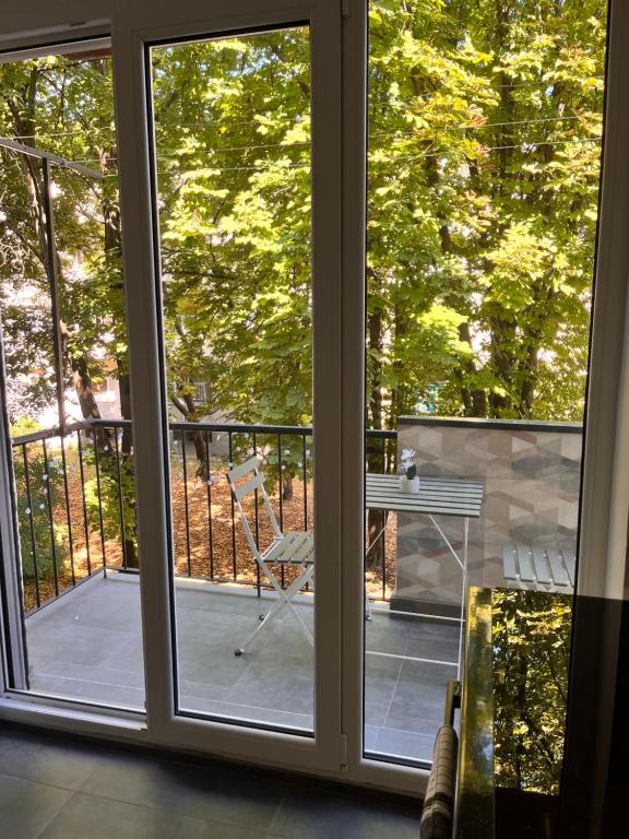 Balkón nebo terasa v ubytování Apartment LALA