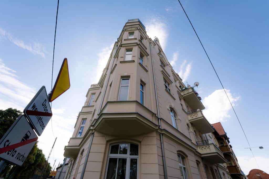 Budynek, w którym mieści się apartament