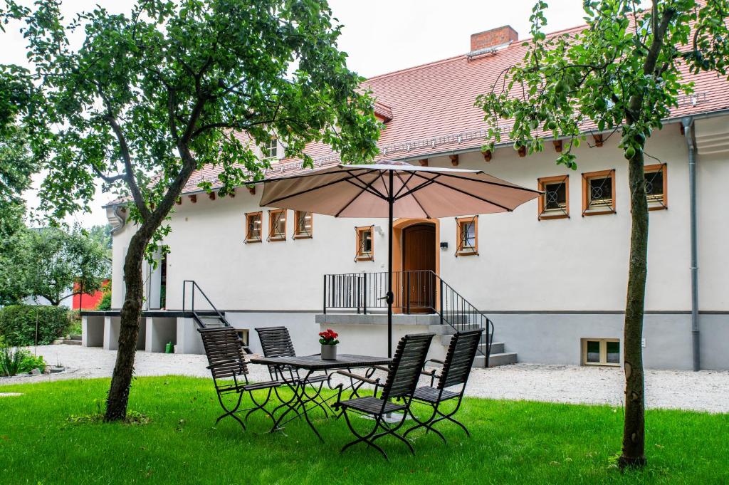 Zahrada ubytování Landwarenhaus Gross Beuchow