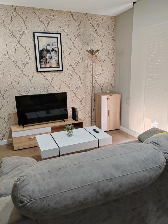 TV a/nebo společenská místnost v ubytování Urbanlux Recinto Ferial