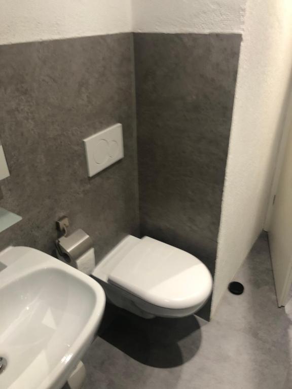 Koupelna v ubytování Gästehaus Jagsttal