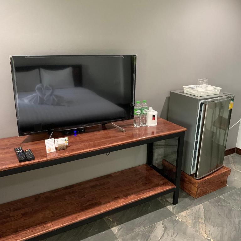 TV a/nebo společenská místnost v ubytování D-2 Home