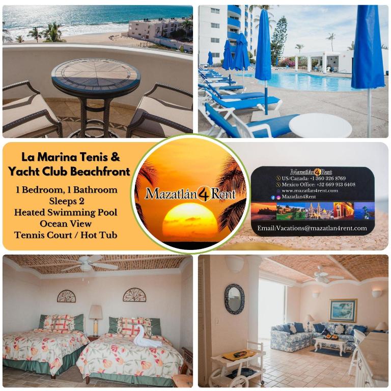 La Marina Tenis Yacht Club Beachfront Condo with Salt Water Pool, Mazatlán  – Updated 2023 Prices