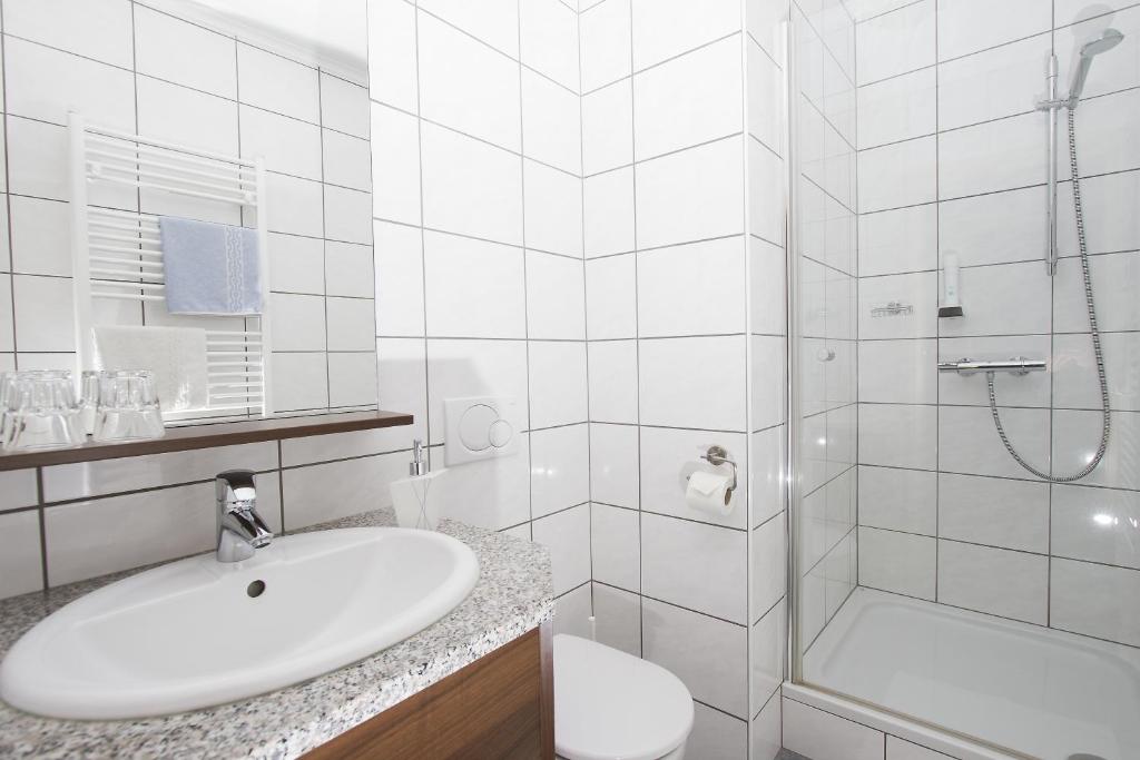 Koupelna v ubytování Gasthof zur Post