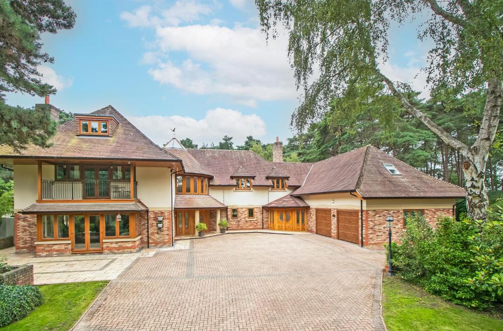 Bygningen som feriehuset ligger i