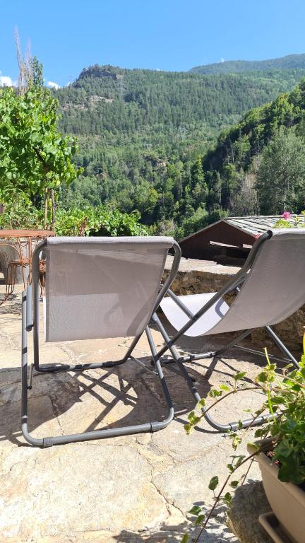 Nespecifikovaný výhled na hory nebo výhled na hory při pohledu z apartmánu