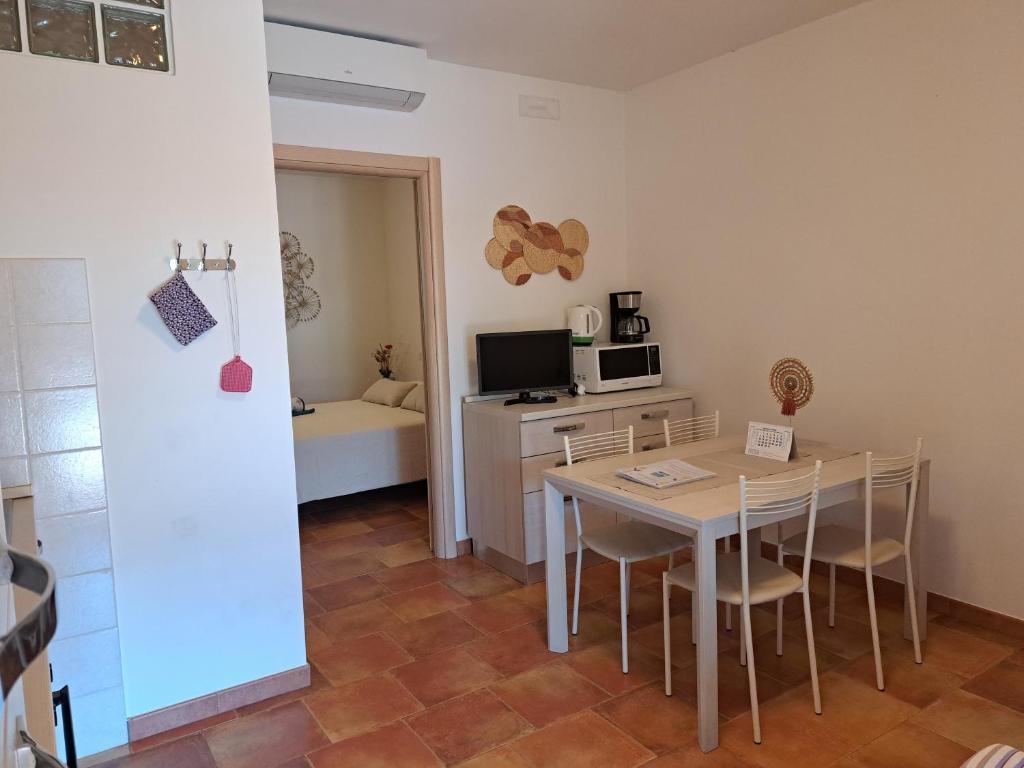 Kuchyňa alebo kuchynka v ubytovaní Agriturismo La Tortorella