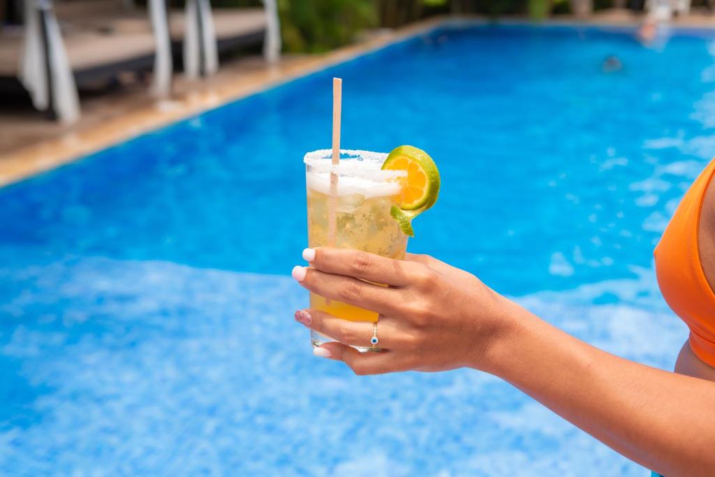Nápoje v ubytování Leyenda Boutique Hotel & Spa