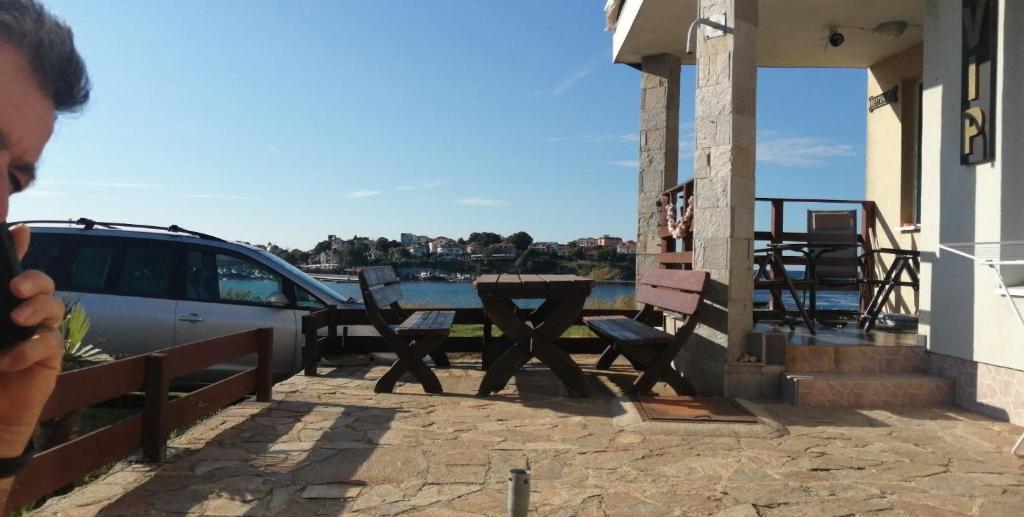 Balcon ou terrasse dans l'établissement VIP