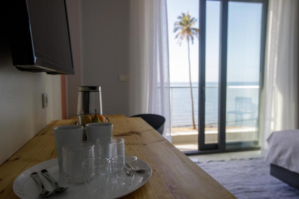 TV a/nebo společenská místnost v ubytování Cowork Lab Suites