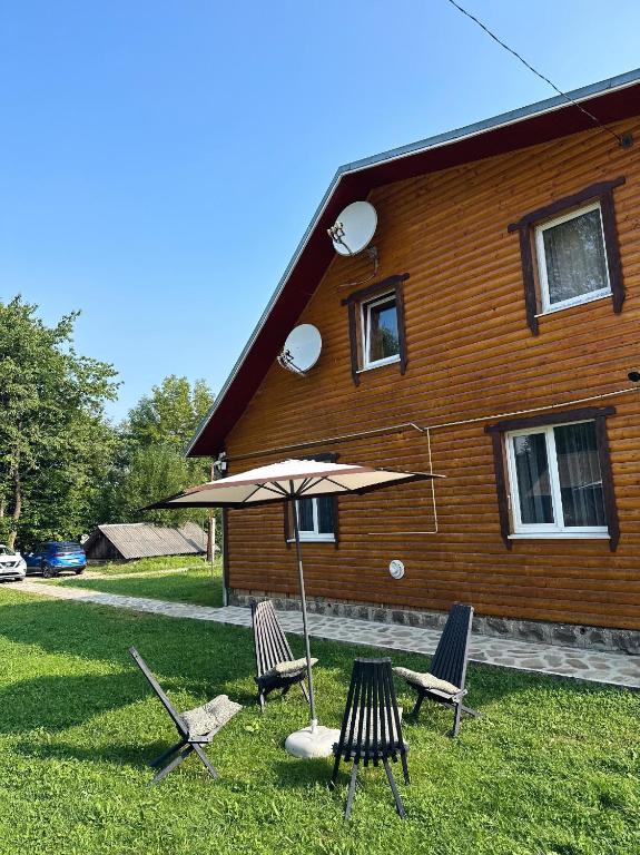 Zahrada ubytování Made in Yaremche