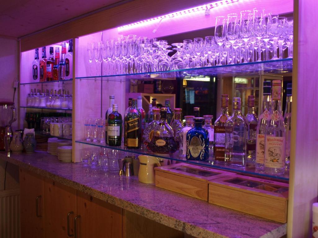 Nápoje v ubytování Hotel Hirschen