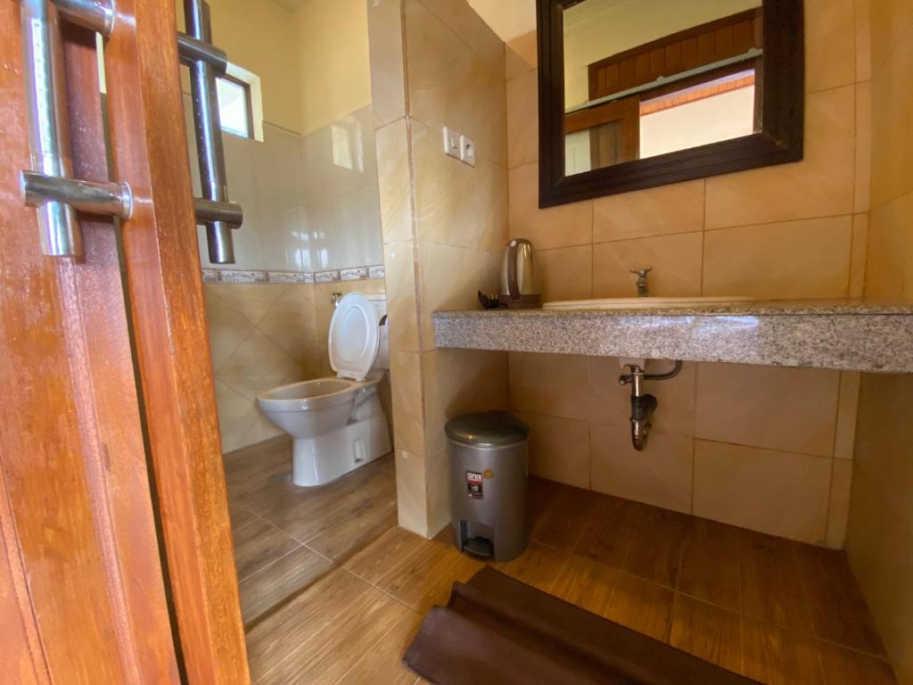 Koupelna v ubytování wahyu accomodation