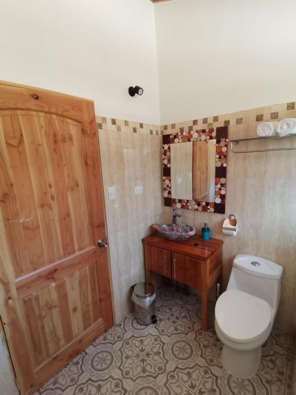 Koupelna v ubytování Samay Lodge