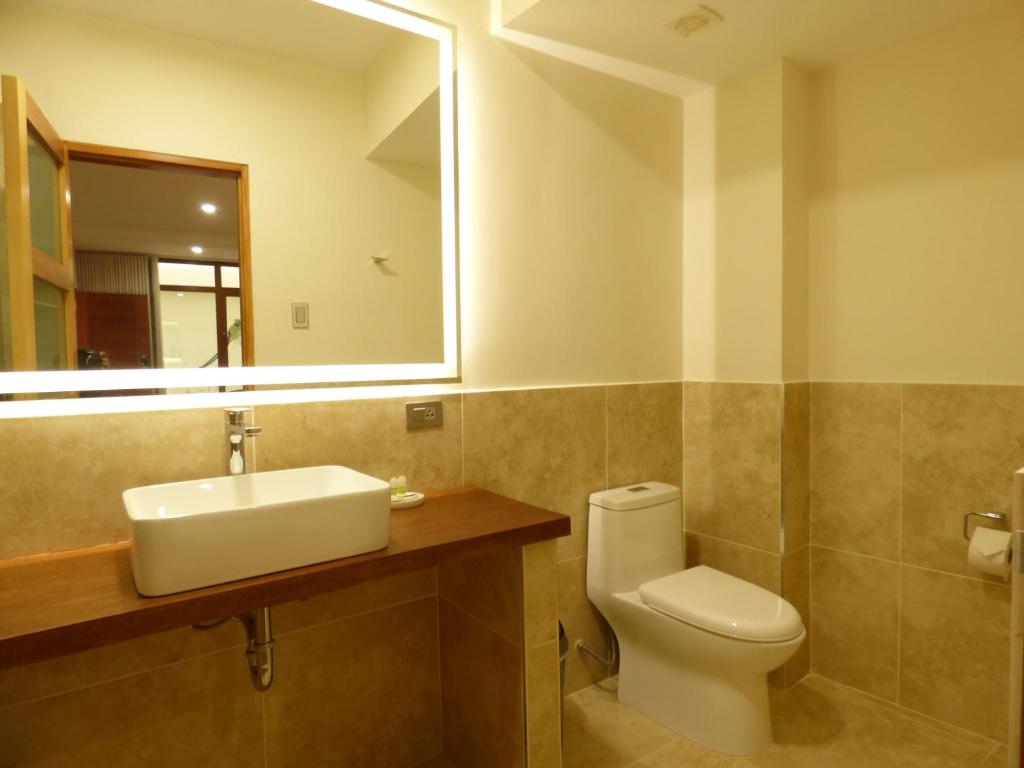 Ein Badezimmer in der Unterkunft Muña Hotel Andahuaylas